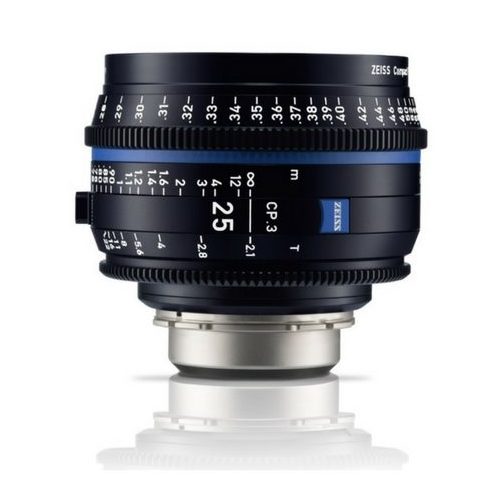 لنز-زایس--Zeiss-CP-3-XD-25mm-T2-1-Compact-Prime-Lens-(PL-Mount,-Feet)
